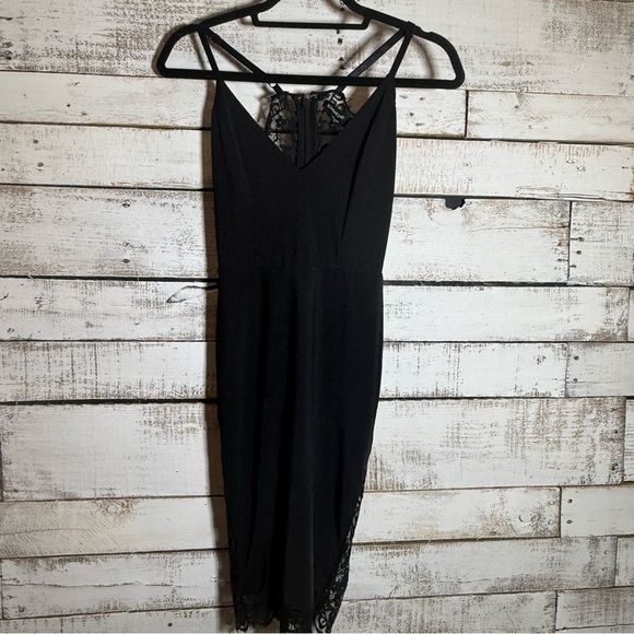 BEBE Black  Strappy Dress- Size XXS - Picture 3 of 5
